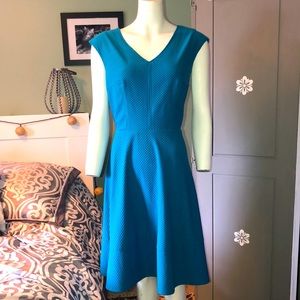 Ronni Nicole Size 12 V neck Blue Summer Dress